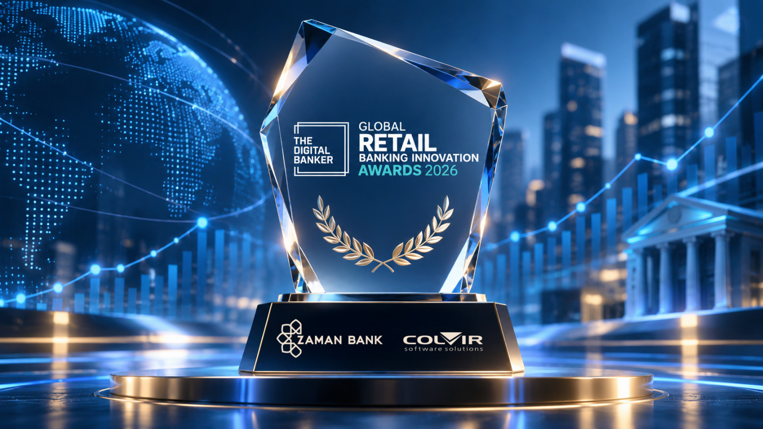 Colvir and Zaman Bank Win Global Retail Banking Innovation Award for Digital Islamic Banking Transformation